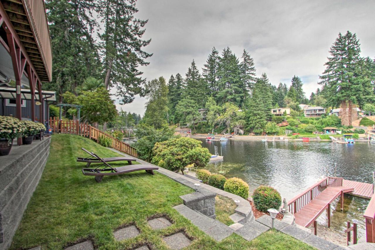 The Peacock House - Waterfront Home With Hot Tub! Olympia Exterior foto